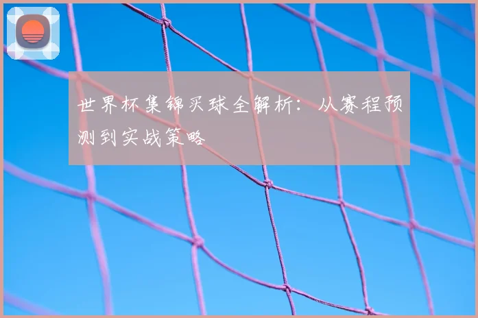 世界杯集锦买球全解析：从赛程预测到实战策略