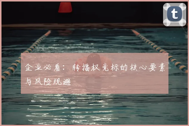 企业必看：转播权竞标的核心要素与风险规避